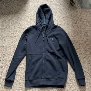 Black Under Armour zip up sweatshirt